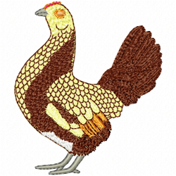 Chickens And Roosters Embroidery Design 6 Chickens And Roosters Embroidery Design 6